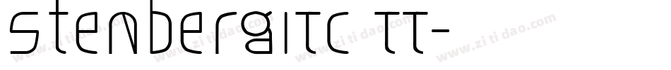 StenbergITC TT字体转换